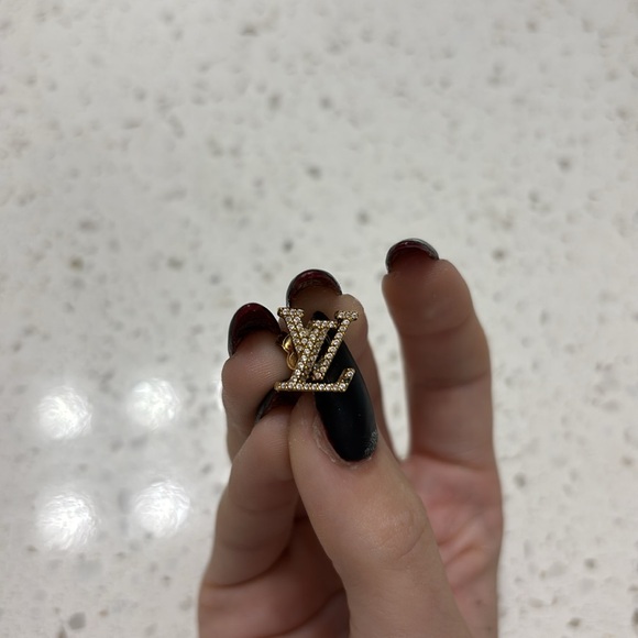 LOUIS VUITTON ICONIC STRASS EARRINGS - Picture 7 of 8